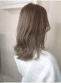 <ノイズ>波巻きとパーマグレージュ
