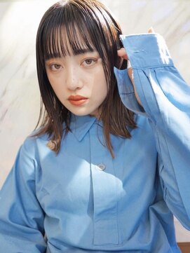 クリアーオブヘアー 池下店(clear OF HAIR) 切りっぱなしボブ×パラパラ前髪