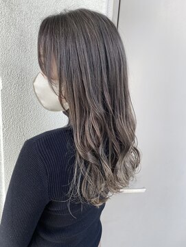 ヘアーデザイン シュシュ(hair design Chou Chou by Yone) 透明感ハイライト&バレイヤージュ×グレージュグラデーション♪