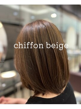 ノーム バイ アウラ(norm. by aura) 【シフォンベージュ】