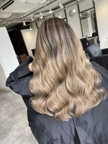 ラフ 難波店(LAFF)&nbsp;#黒髪#ボブルフ#ネビージュ#小顔#ワンレン