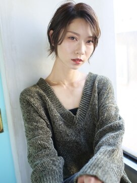 バース(BIRTH) 天神【BIRTH】グレージュカラー×こなれヘアショート　3