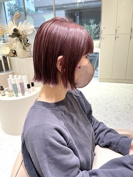 マイル 渋谷(mile) ブリーチなし◎カシスカラー