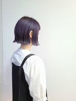 ゴウトゥデイ 岡山店(GO TODAY)&nbsp;ムラサキカラー!切りっぱなしボブ!!《小西》