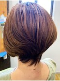 20代30代40代ナチュラルハイライト立体感アッシュブラウン
