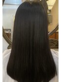 【キューティクル磨き髪質改善】　大人ロング黒髪ストレート