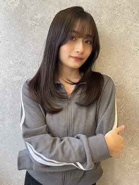 アース 三軒茶屋店(HAIR&MAKE EARTH) 三軒茶屋_レディース_ロング_ストレート_縮毛矯正_髪質改善_小顔