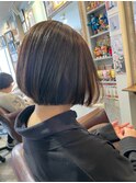 ストレートで艶ボブ♪