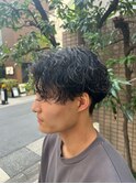 波巻きパーマ