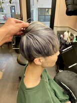 アリ 葛西店(ALi)&nbsp;アッシュブラック葛西髪質改善｜葛西縮毛矯正｜葛西白髪ぼかし