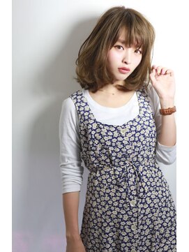 アディクト イースト 東陽町東口(addict EAST) ゆるふわカール愛されミディアム＿アッシュグレージュ［東陽町]