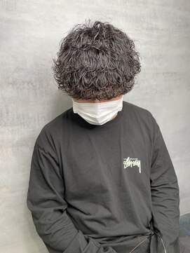 ネクスト 静岡店(NEXT) NEXT静岡　アッシュブラック　プードル波巻きスパイラルパーマ