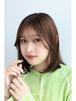 ヘアーアンドメイク エクリ 不動前店(Hair&Make equri) フェミニンボブ