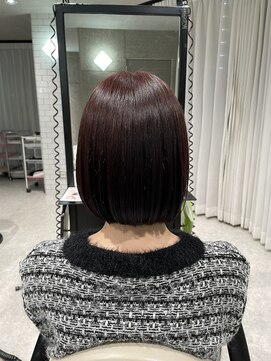 ヘアーアンドスパ フェリーチェ ミチ 野田屋町店(HAIR&SPA felice MICHI) 【feliceMICHI 豊田希美】切りっぱなしボブ