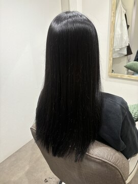 ナプ(nap) ブルーブラック/艶髪