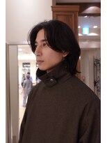 ビュートリアム265(BEAUTRIUM 265)&nbsp;ミディアムヘア 大人メンズヘア 山崎賢人 センターパート 銀座