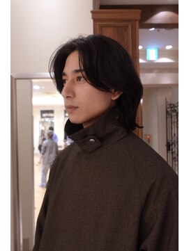 ビュートリアム265(BEAUTRIUM 265) ミディアムヘア 大人メンズヘア 山崎賢人 センターパート 銀座