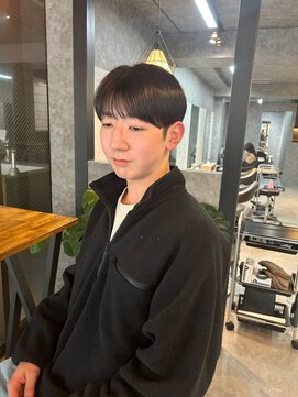 ザ シーワークス(THE Cworks) シースルーマッシュ/メンズ/韓国マッシュ