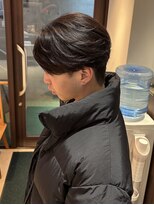 アルム オモテサンドウ(ALLM omotesando)&nbsp;韓国風カルマパーマ メンズ韓国ヘア メンズカット 原宿 表参道