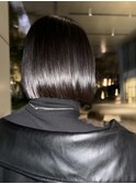 切りっぱなしボブ