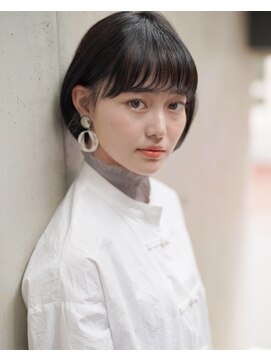 スリープ(Three-p.) ミニボブ×髪質改善ストレート