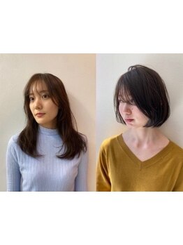 【リピート率98%の超圧倒的人気サロン!】似合わせカット/丸顔？面長？～それだけじゃない！～
