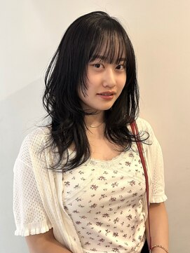 デコ(DECO) 【ayano】透明感Black × layer