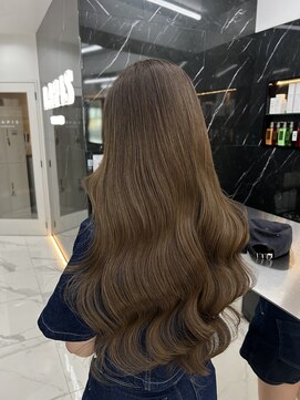 ラピス 渋谷本店(Lapis) オリーブブラウン/ブリーチなし/ダブルカラー/髪質改善/韓国風