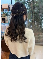 ファーレンピュアスウィート(fahren-pure-suite)&nbsp;party style ハーフアップ