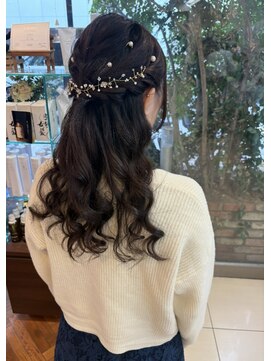 ファーレンピュアスウィート(fahren-pure-suite) party style ハーフアップ