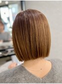 切りっぱなしボブ
