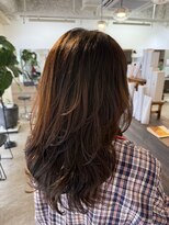 ルチア パリ(Luccica PARIS)&nbsp;【Luccica Paris takako】顔周りレイヤー×ハッシュカット