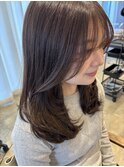 顔まわりレイヤーカット