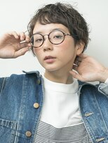 ククル ヘアー(cucule Hair) 抜け感◎大人カジュアルショート×ゆるパーマ