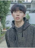 王道黒髪マッシュ/丸みショート/小顔見え/清潔感