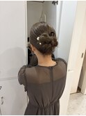 ブリーチなしカラー/ヘアアレンジ/ヘアセット/福岡/10代20代30代