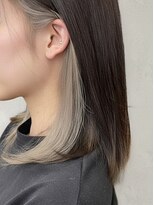 アドラーブル 長岡リバーサイド千秋店(adorable)&nbsp;デザインインナーカラー髪質改善×ツヤ髪10代20代◎夏カラー