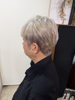 アルファ インタラクティブ エム フラワー(ALUFA interactive.M Flower)&nbsp;白髪ぼかしホワイト/メンズショート