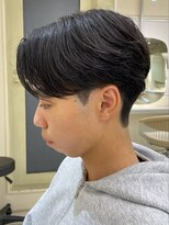 ニコ トウキョウ ヨコハマ(nico)&nbsp;メンズセンターパートウルフセンターパートニュアンスパーマ襟足