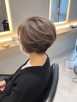 アース コアフュールボーテ 長野駅前店(EARTH coiffure beaute) 白髪染め剥がし_ケアブリーチ_大人ショート