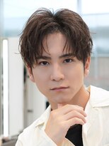 バイフィフス 原宿/表参道(by fifth)&nbsp;緩めニュアンスパーマフェザーパーマメンズセンターパートウルフ