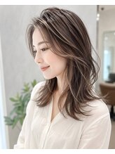ヘアサロン ビビット 志紀店(VIVIT)&nbsp;ハイライト×ミディアムレイヤー