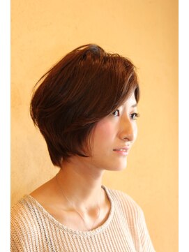 オール 学園前店(oar) ナチュラルショートボブ