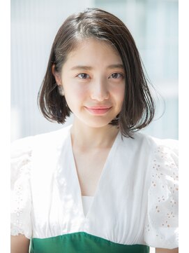 ガーデントウキョウ(GARDEN Tokyo) 大人モーブカラー×小顔ワイドバング×くびれミディショート