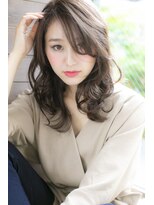 ティアラ 桜木町(TIARA)&nbsp;前髪長め色っぽミディ by西山 横浜・関内・桜木町