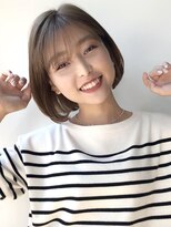 【GARDEN川谷】20代30代大人可愛い小顔ボブ×グレージュ
