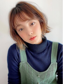 アグ ヘアー サンド 小倉守恒店(Agu hair sand) 《Agu hair》ゆるカワ×ナチュラルボブ