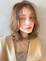 【PARK】ペールベージュ×ニュアンスボブディ