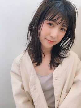 ジュノマテリエ 中山店(Juno MATERIE)の写真/【SNSで話題のイルミナ取り扱い。白髪染めにも◎】こだわり抜いた発色で根元~毛先まで明るく均一に染まる♪