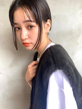 クリーム(CREAM) ぱつっとラインのシースルーバング